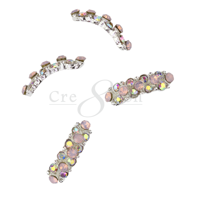 Cre8tion Nail Art Charms, Pink, D14 